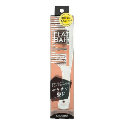 SHOBIDO Flat Hair Detangle Comb (SPV71456) / Set Comb (SPV71543) Silver 1 piece