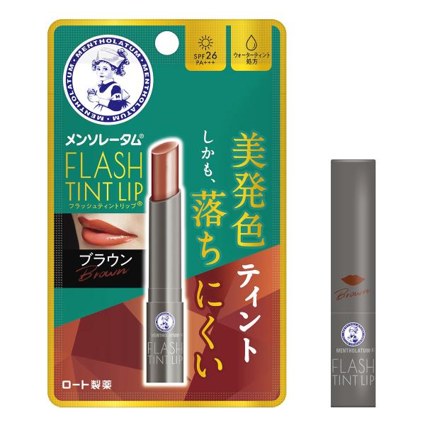 Rohto Mentholatum Flash Tint (Coral Pink / Brown)