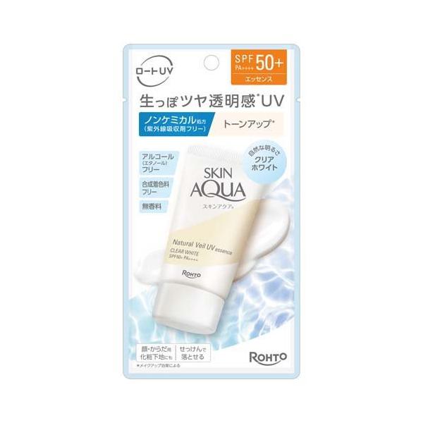 Rohto Skin Aqua Natural Veil UV Essence Clear White / Rose 50g