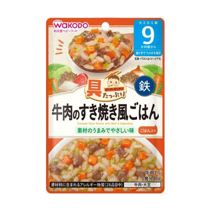 WAKODO from around 9 months Goo Goo Kitchen with Many Ingredients  80g