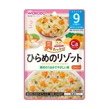 WAKODO from around 9 months Goo Goo Kitchen with Many Ingredients  80g