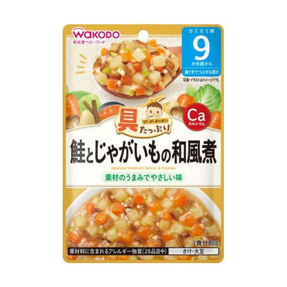 WAKODO from around 9 months Goo Goo Kitchen with Many Ingredients  80g