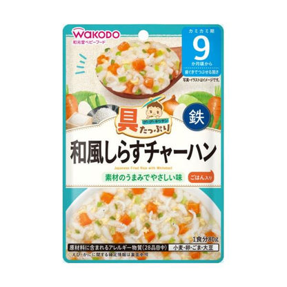 WAKODO from around 9 months Goo Goo Kitchen with Many Ingredients  80g