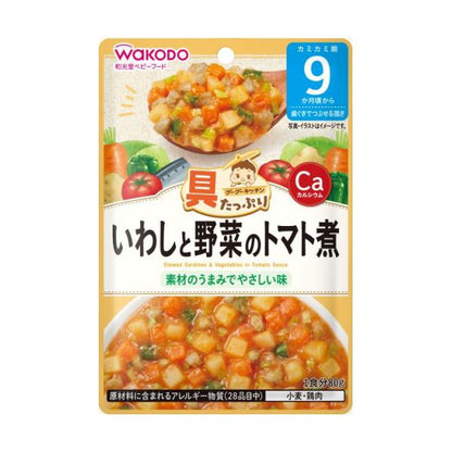 WAKODO from around 9 months Goo Goo Kitchen with Many Ingredients  80g