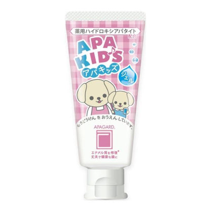 SANGI APAGUARD APAKIDS Children's Gel-Type Non-Foaming Toothpaste (Strawberry / Grape) 60g