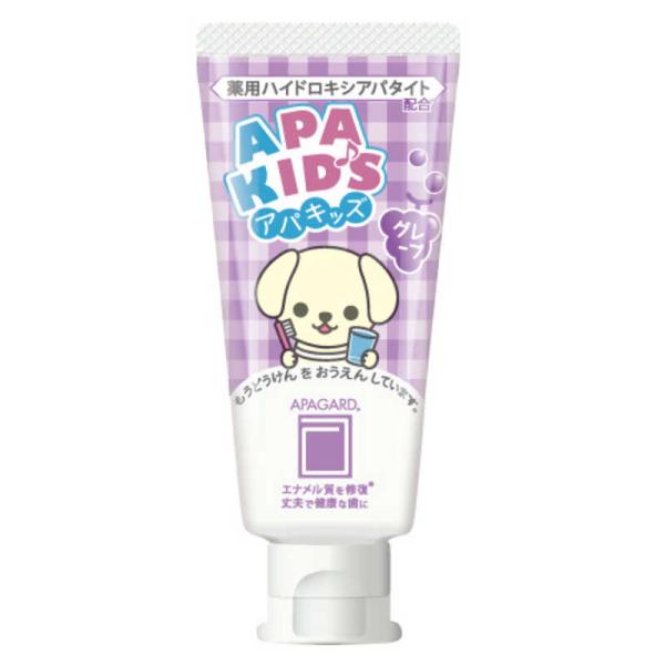 SANGI APAGUARD APAKIDS Children's Gel-Type Non-Foaming Toothpaste (Strawberry / Grape) 60g