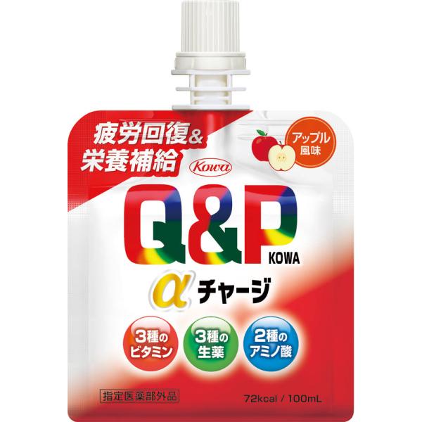 KOWA Q&P Alpha Charge 100ml (Apple Flavor / Kiwi Flavor)