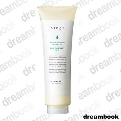 ［In stock］ Lebel Viege Shampoo 240 ml / Soft Treatment 240 ml / Volume Treatment 240 ml /