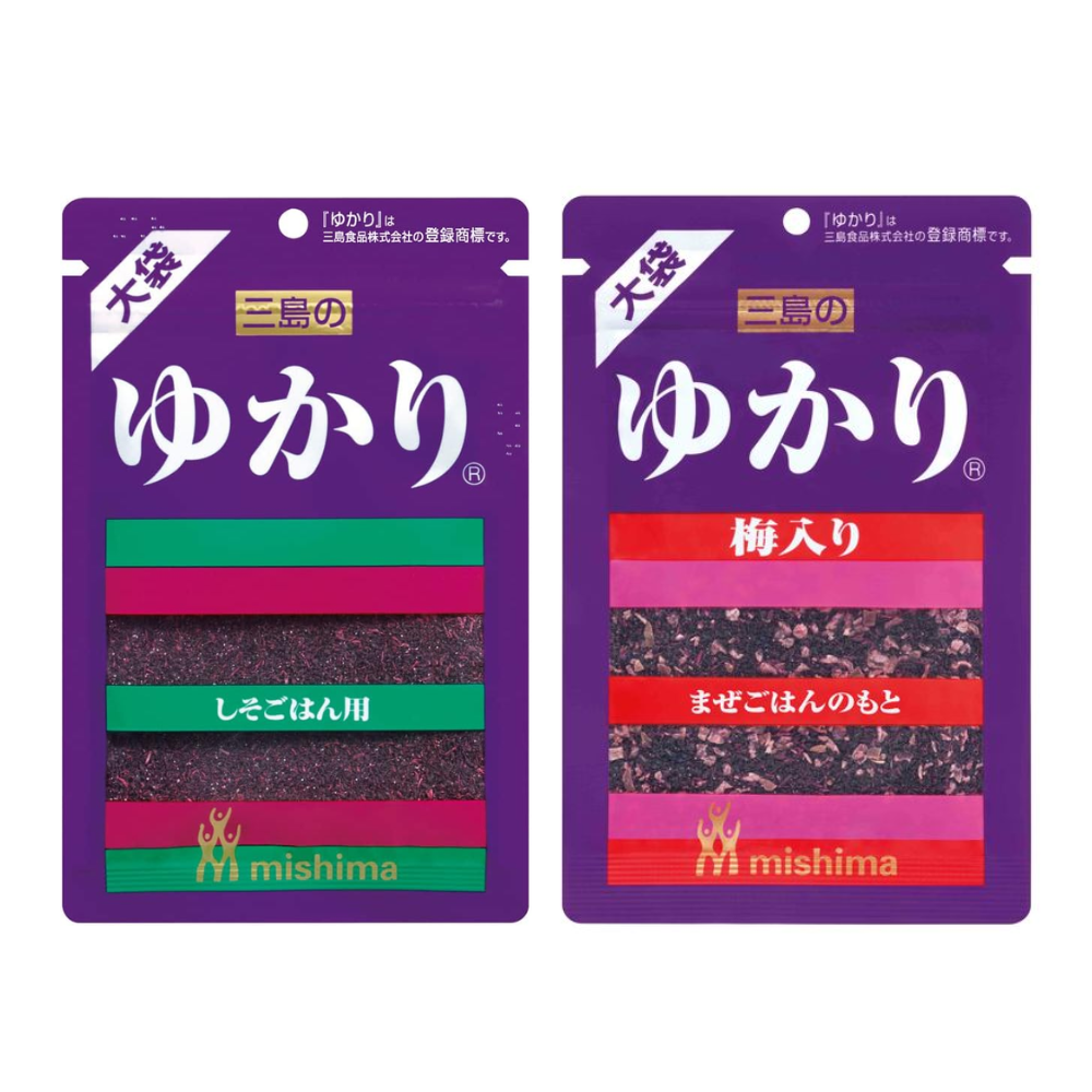 Mishima Yukari Furikake Large Size - Red Shiso / Red Shiso with Dried Plums
