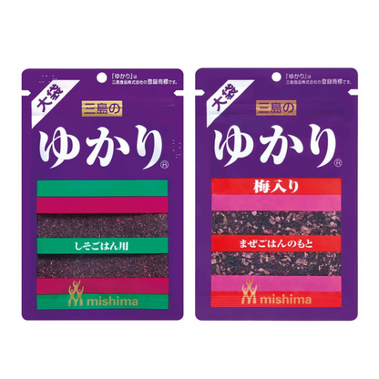 Mishima Yukari Furikake Large Size - Red Shiso / Red Shiso with Dried Plums