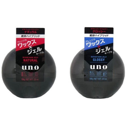 SHISEIDO Uno Design Hard Jelly 100 g (Glossy)(NATURAL) / Hair styling / wax /