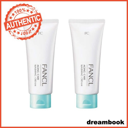 【2 Pack set】 FANCL Aging Care Facial Cleansing Cream 90g Face Wash × 2