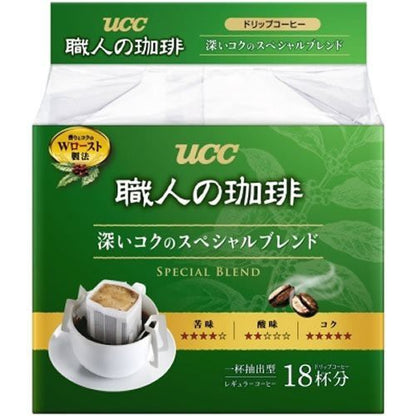 ［In stock］ UCC Japan Shokunin Coffee 7g drip pack * 18packs