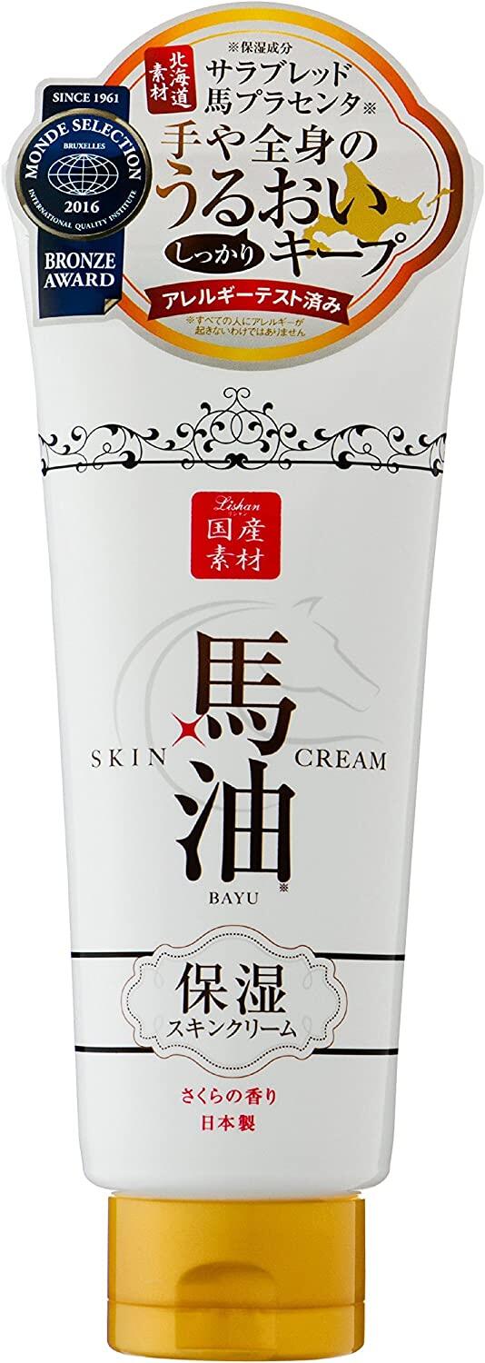 ［In stock］ Lishan 馬油 Horse oil moisturizing skin cream cherry aroma 200g