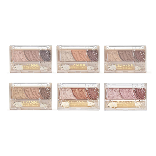 [Japan] CEZANNE Eye Color Palette 10 Berry Brown 09 Natural Brown