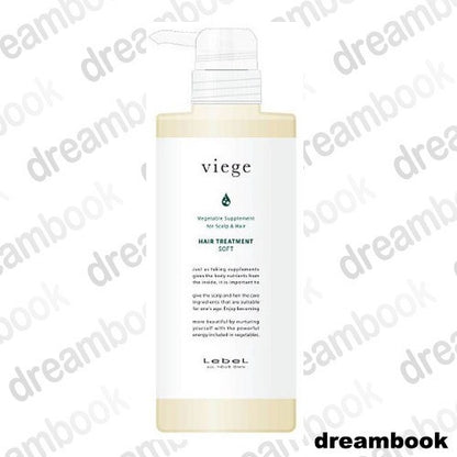 ［In stock］ Lebel Viege Shampoo 600 ml / Soft Treatment 600 ml / Volume Treatment 600 ml /