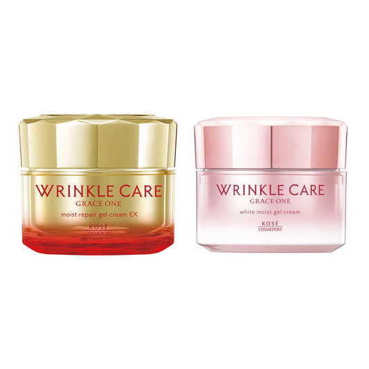 ［In stock］ KOSE GRACE ONE Wrinkle Care White Moist Gel Cream / Moist Gel Cream 100g