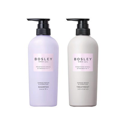 [Japan] BOSLEY Relaxing Floral Repair Conditioner 400ml Healthy Scalp Serum (Bouncy Black Hair) 60ml