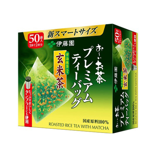 ［In stock］ Ito en Premium Genmai cha tea 50 tea bags Matcha Blend