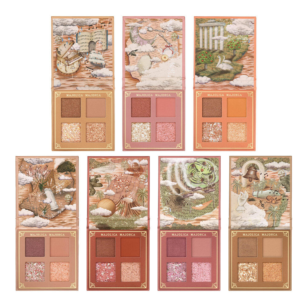 [Japan] MAJOLICA MAJORCA Shiseido Eyeshadow Matte Glitter Gradient Eyeshadow in Four Colors