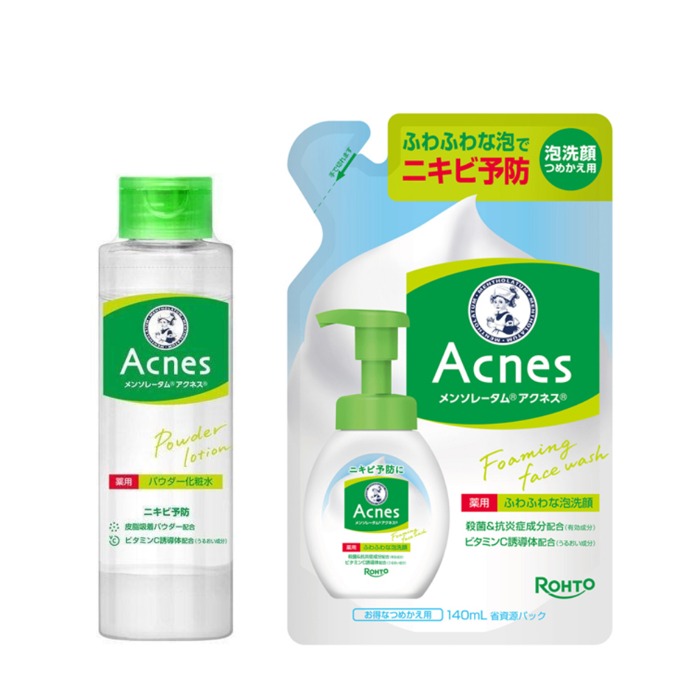Japan Rohto Mentholatum Mentholatum Acnes Medicated Powder Lotion/Wash JB