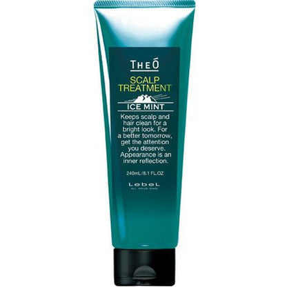 ［In stock］ Lebel THEO SCALP SHAMPOO 320ml TREATMENT 240g / ICE MINT