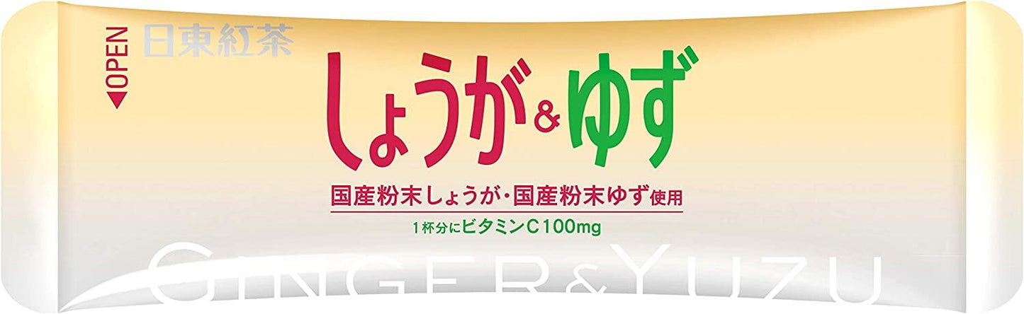 ［In stock］ Nitto Tea Ginger & Yuzu 10 Sticks instant