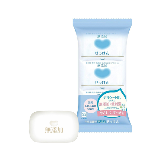 [Japan] COW STYLE Buttermilk paraffin-free soap 100g 1 pkg (3 pcs.) Buttermilk stone grenade Kyojinsha