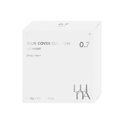 Korean cosmetics LUNA Blur Cover Cushion (0.7 Ivory / 02 Beige / 1.5 Petal) 12g