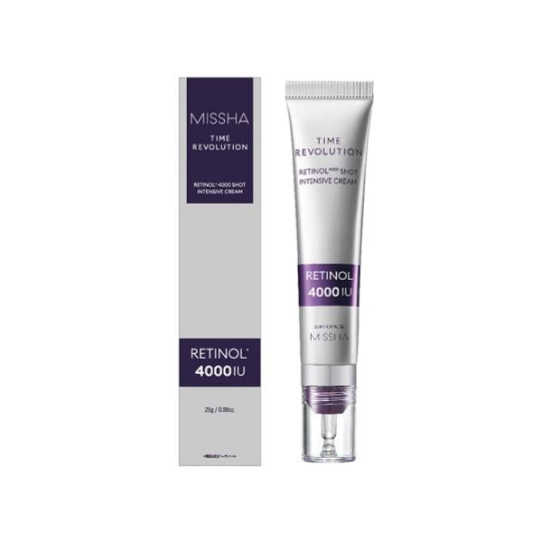 MISSHA Revolution Time Retinol  4000 Shot Intensive Cream / 500 Shot Cream / 500 Shot Serum