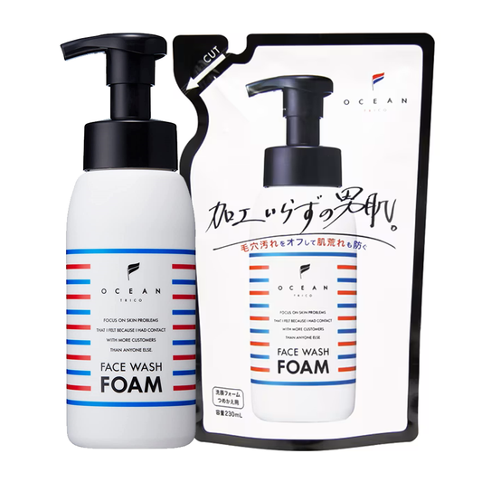 ［In stock］ Ocean Trico Face Wash Foam (250mL / 230mL Refill)