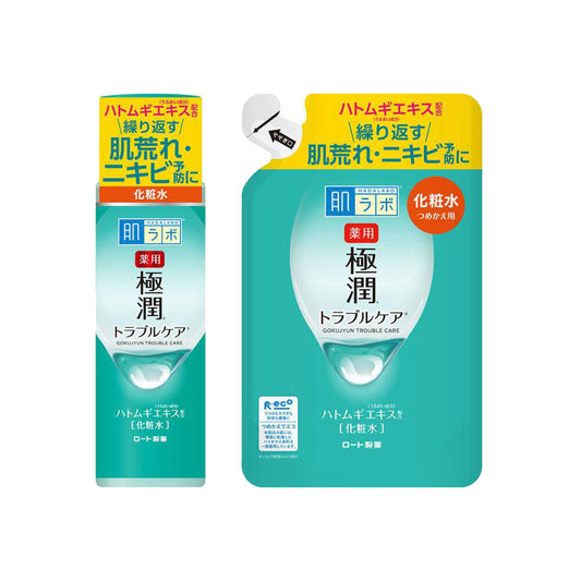 ［In stock］ Rohto Hada Labo Medicinal Gokujyun Skin Conditioner Face Lotion 170ml ( Bottle / Refill )