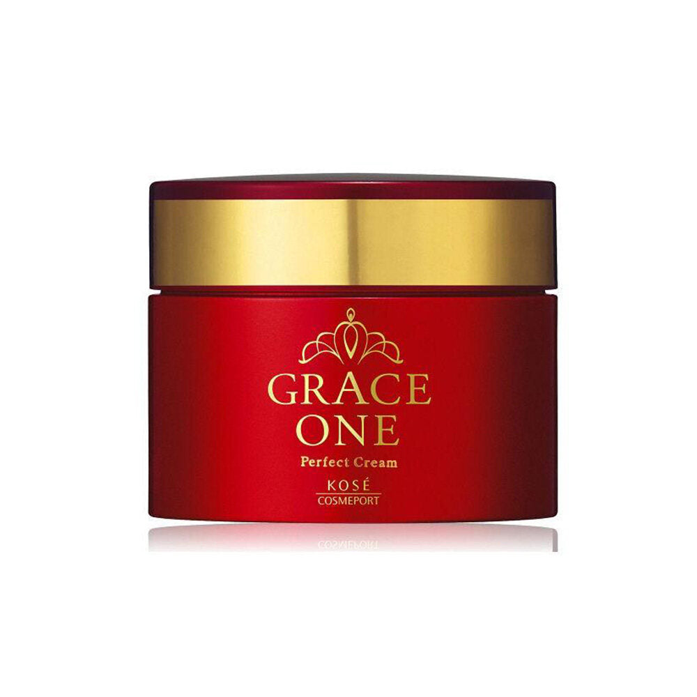 ［In stock］ KOSE GRACE ONE Perfect Cream 100g Anti-aging care serum pack