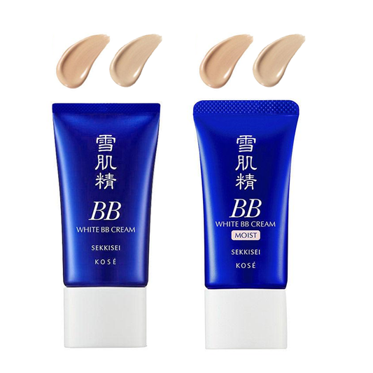 ［In stock］ Kose Sekkisei SPF40/PA+++ White BB Cream - Regular / Moist - 01 Light Natural / 02 Medium Natural (30g)