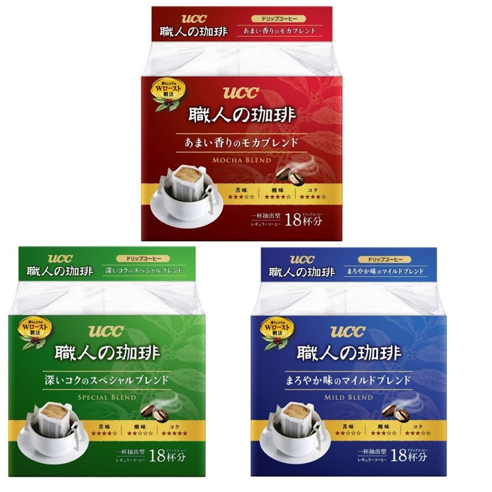 ［In stock］ UCC Japan Shokunin Coffee 7g drip pack * 18packs