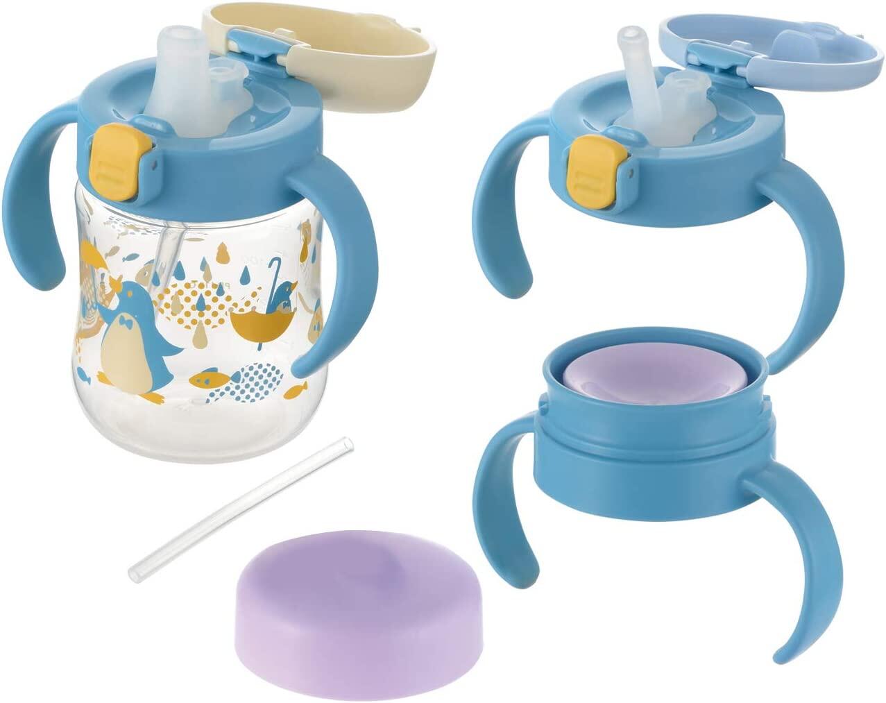 ［In stock］ Richell T.L.I Children's Cup Drinking Cup Set 0-3 Years Old Baby Sippy Cup 200ml