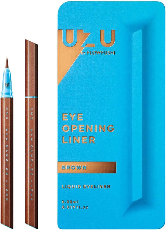 ［In stock］ Flowfushi UZU Eye Opening Liquid Eyeliner BROWN