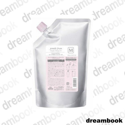 ［In stock］ MILBON jemile fran Heat Gloss Refill M Smooth Shampoo 1000ml /  Treatment 1000g