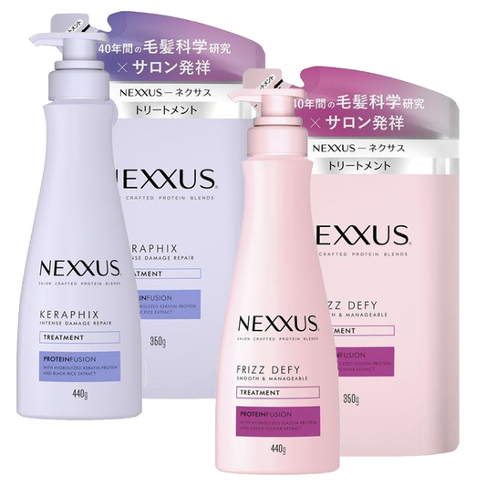 ［In stock］ Unilever Nexxus Treatment Pump - Intense Damage Repair / Smooth & Manageable (440g / 350g Refill)