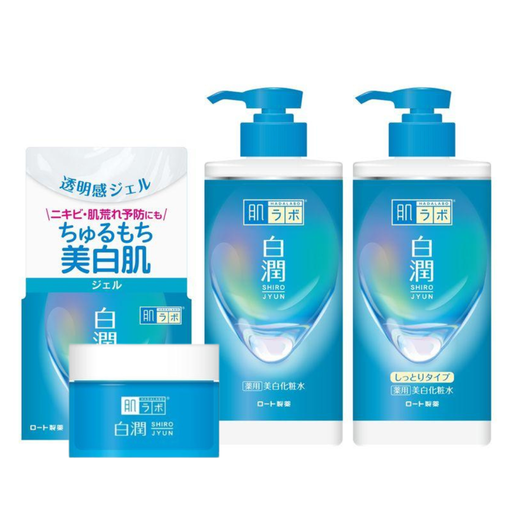 Rohto Hada Labo Shirojun Medicated Whitening Gel 100g / Medicated Whitening Lotion Pump Bottle 400ml / Medicated Whiteni