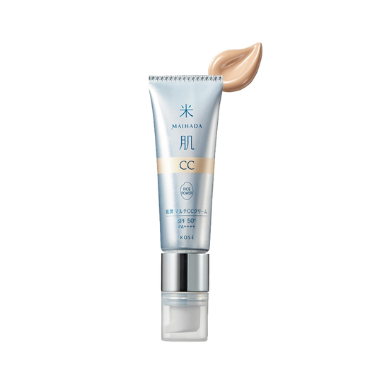 [Japan] KOSE KOSE MIMIYO MAIHADA Muscle Moisturizing CC Cream Bright/Natural SPF50+/PA++++ 30ml