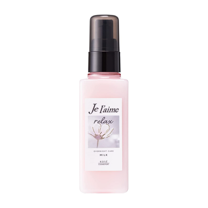 ［In stock］ Kose Cosmeport Je L'aime Relax Overnight Care Milk Hair Treatment (120mL)