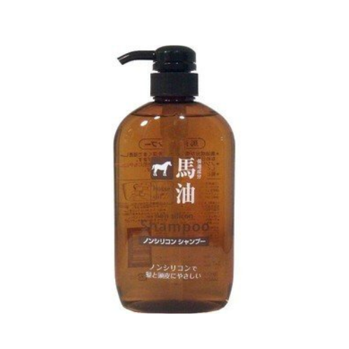 ［In stock］ Kumano Yushi Horse Oil Shampoo 600ml