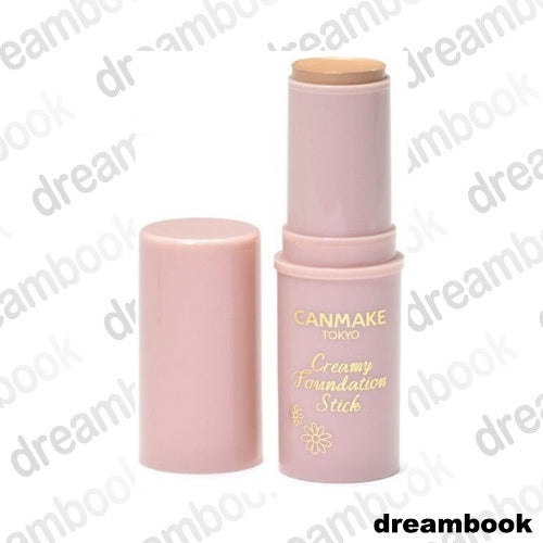 ［In stock］ CANMAKE Creamy Foundation Stick SPF50+ PA++++ / Light Beige / Natural Beige / Very Light Beige