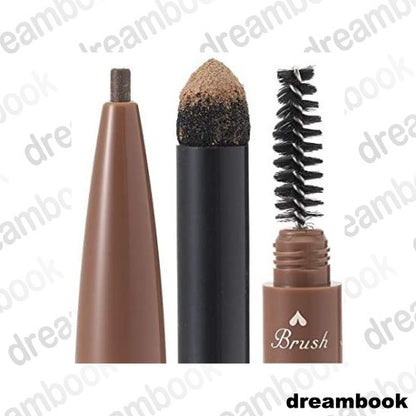 CANMAKE 3 in 1 Eyebrow 01 Natural Brown / 02 Ash Brown