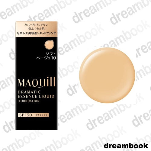 ［In stock］ SHISEIDO MAQUILLAGE Dramatic Essence Liquid Foundation SPF50+ PA+++ (25mL / 25mL Refill)