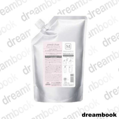 ［In stock］ MILBON jemile fran Heat Gloss Refill M Smooth Shampoo 1000ml /  Treatment 1000g