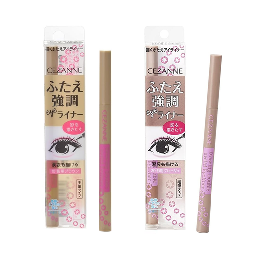 [Japan] CEZANNE Double Eyelid Liquid Eyeliner 10 20 30 Gray Rice Brown