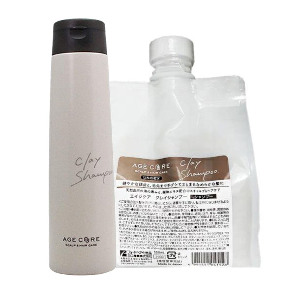 ［In stock］ Ford Age Care Age Cure Clay Shampoo (290mL / 550mL Refill)