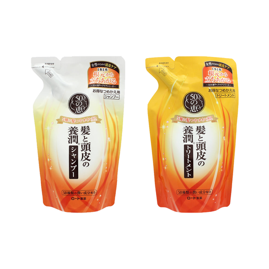 [Japan] LOTTON SEIYAKU CHEMICAL 50 Mega Scalp Conditioning Shampoo Pomade Refill Pack 330ml